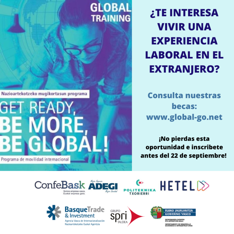 ¿Quieres tener una experiencia profesional en el extranjero? Apúntate a las becas Global Training?
