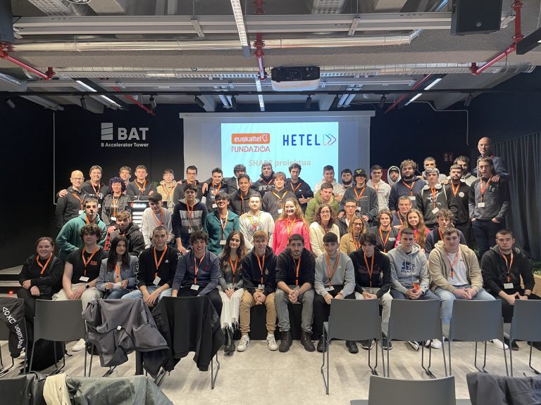 HETEL y Euskaltel Fundazioa reúnen a 60 estudiantes del Ciclo de Telecomunicaciones para desarrollar una red corporativa de una empresa ficticia