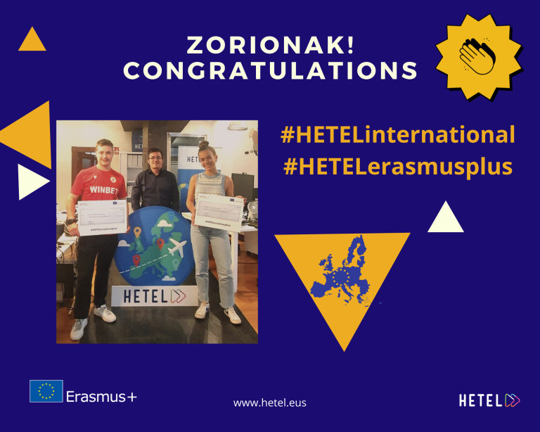 ENTREGA DE PREMIOS DEL CONCURSO FOTOGRÁFICO HETELERASMUSPLUS