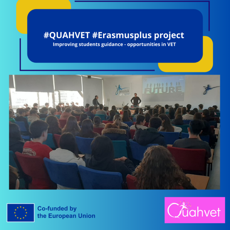 PRESENTANDO LA FP SUPERIOR A ALUMNADO DE BACHILLERATO