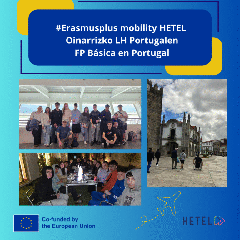 El alumnado de FP Básica inicia su experiencia Erasmus+ en Portugal