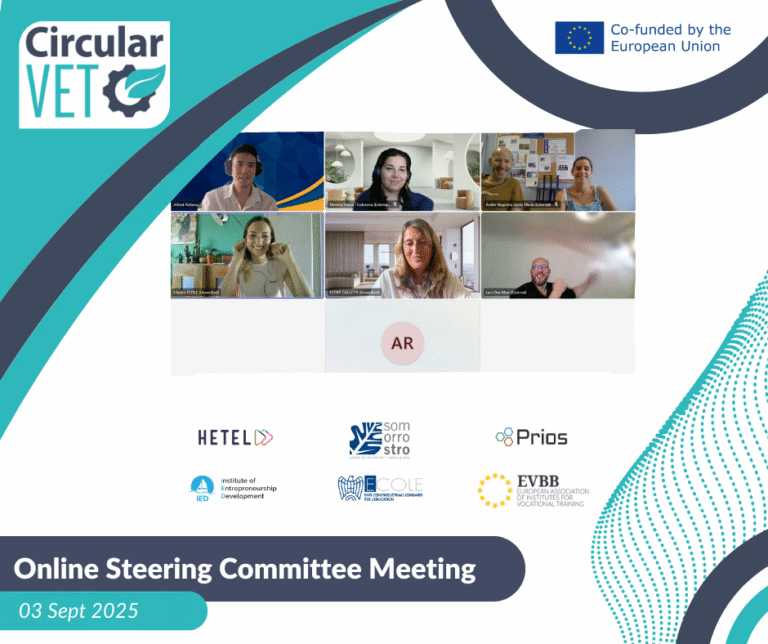Avanzando en la Economía Circular en FP en el marco del proyecto erasmus CircularVET