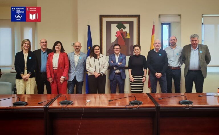 Encuentro entre HETEL y la asociación catalana de FP ACFPI con Esther Monterrubio, Secretaria General de FP del Ministerio de Educación y FP