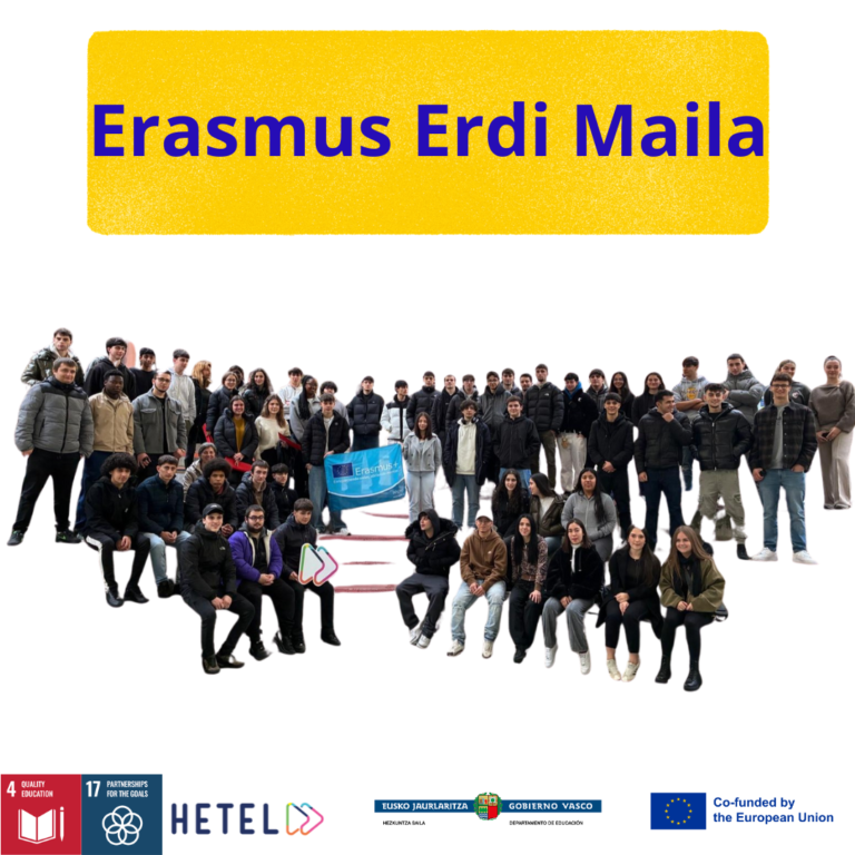 HETELek LHko 150 ikasleren nazioarteko enplegagarritasuna bultzatzen du Erasmus+ programaren bidez