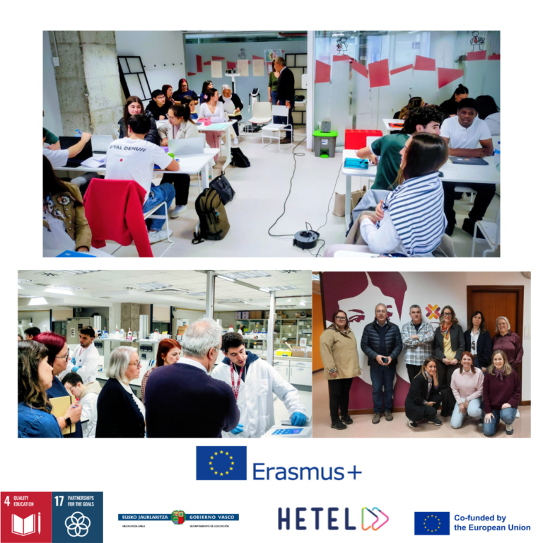 Profesorado de Portugal visita centros HETEL