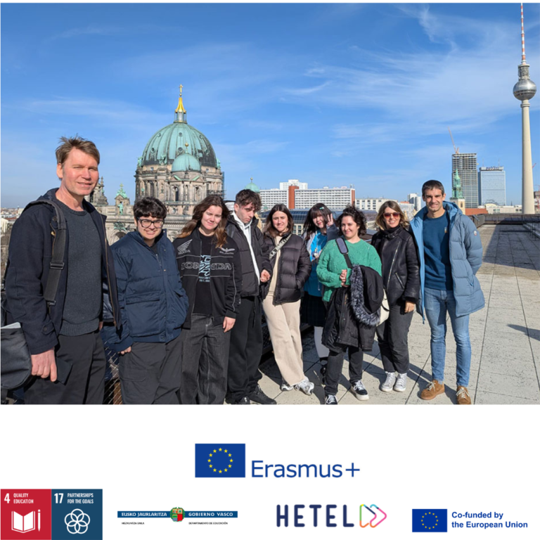Alumnado de Salesianos Urnieta participa en Berlín en un proyecto junto al centro de FP Ernst-Litfaß-Schule