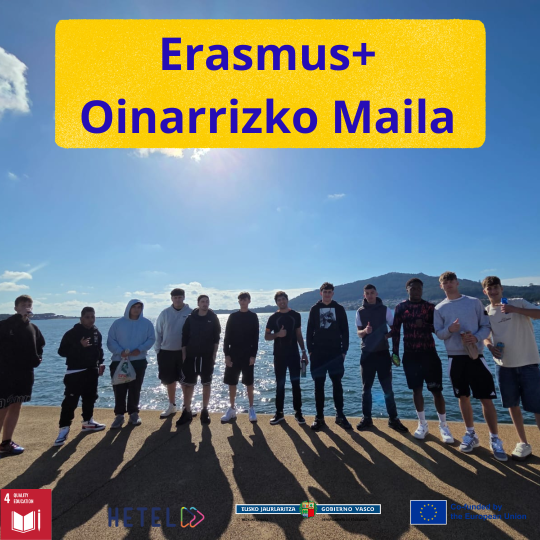 El alumnado de FP Básica inicia su experiencia Erasmus+ en Portugal